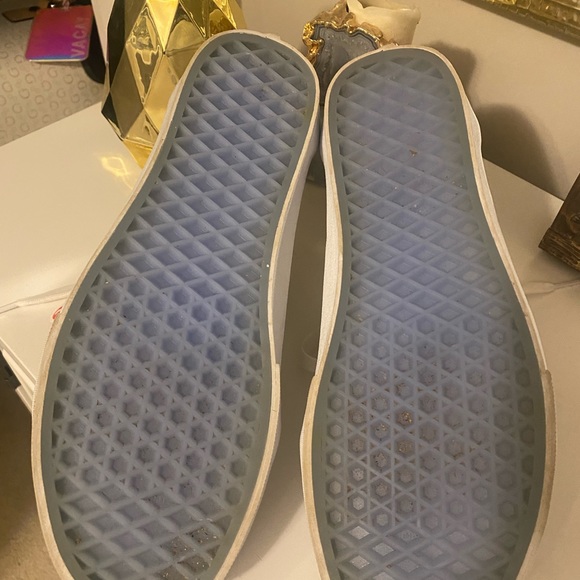 VANS WHITE LEATHER RUNNERS - Picture 4 of 6